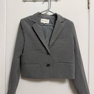 Haver & Blair Gray Pinstripe Women's Blazer